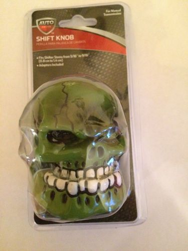 Shift knob green skull brand new