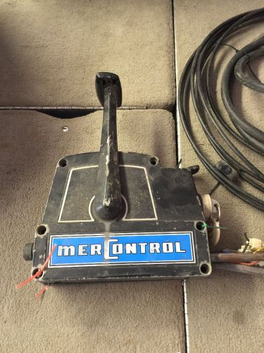 Mercury mercontol throttle control box w/ cables