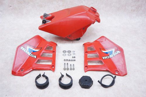 1985 85 honda atc 250r 250 r atc250r gas petrol fuel tank &amp; cap petcock shrouds