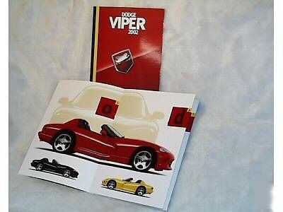 New rare 2002 dodge viper srt10 gts coupe oem ns1 mopar factory sales brochure