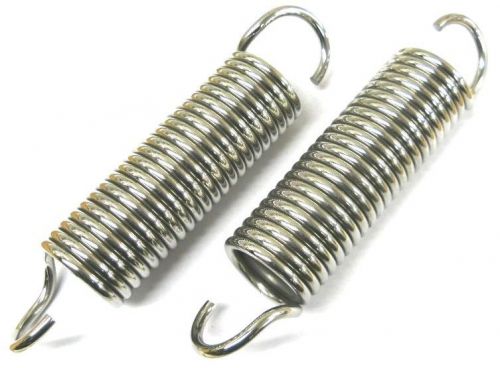 1955 chevrolet polished stainless hood spring set