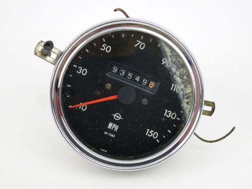 Vintage vdo w1062 speedometer tachometer car hot rod gauge accesssory 150 mph