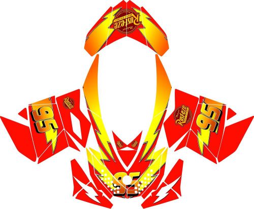 Snowmobile ski doo wrap kit decal rev,xp, xr,xm, xs 03 -16 lmac v1 basic