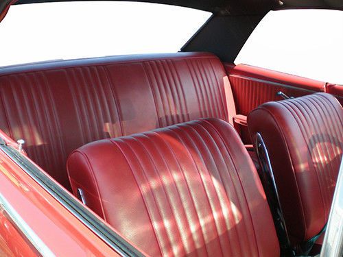 1964 chevelle convertible deluxe bucket seat interior kit black