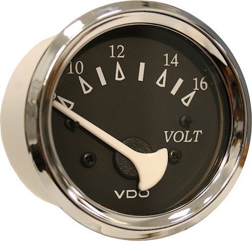 Vdo allentare black voltmeter 8-16v 332-11277