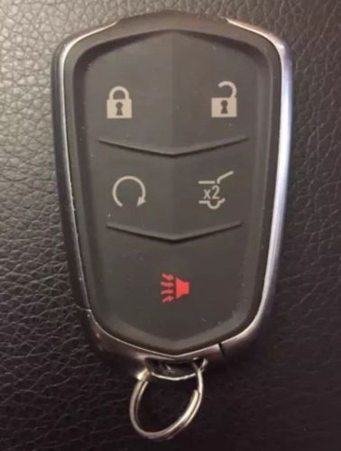 Used smart remote key for cadillac escalade fob remote start 5 button 2015-2016