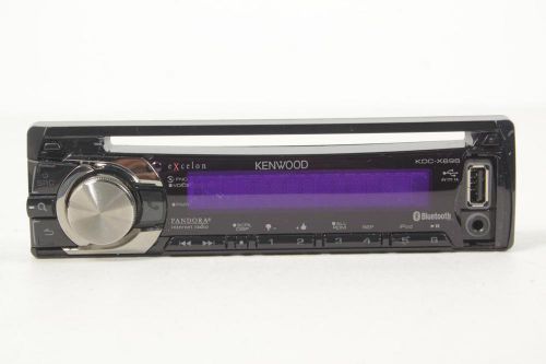 Kenwood kdc-x696 radio detachable faceplate usb aux port src face plate