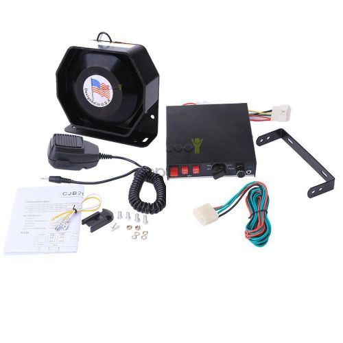 Compact 200 watt  extra slim siren horn speaker + siren box unit 8 tones