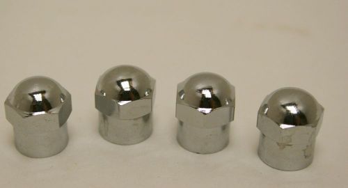 4-pack chrome valve caps by campbell hausfeld au1034 fits standard schrader tire