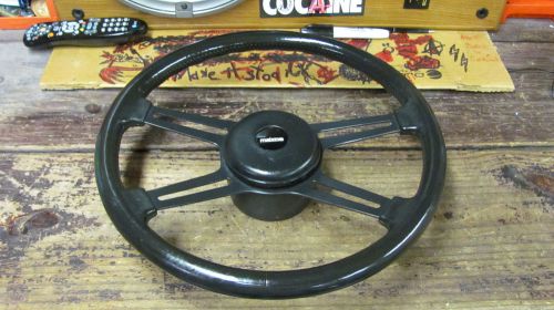 1980&#039;s 1970&#039;s mazda rx7 rotary steering wheel oem black leather 4 spoke 1981 82