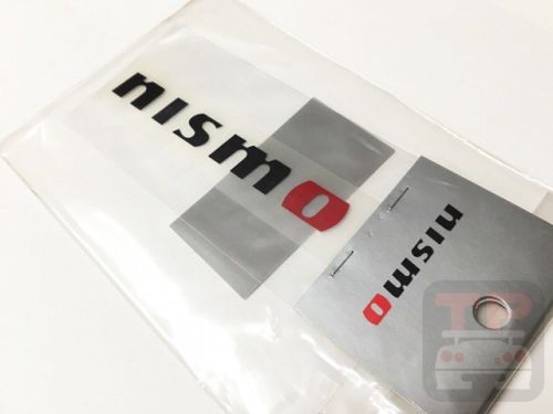 Ne651 nismo logo sticker black decal sticker small 10cm 4.3"×1"jdm