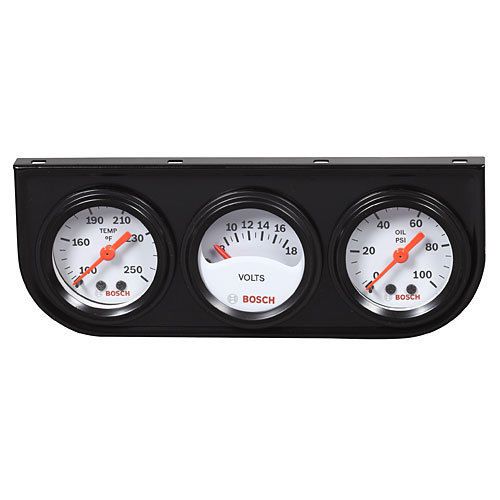 Sunpro fst8091 mini triple gauge kit mechanical oil pressure voltmeter