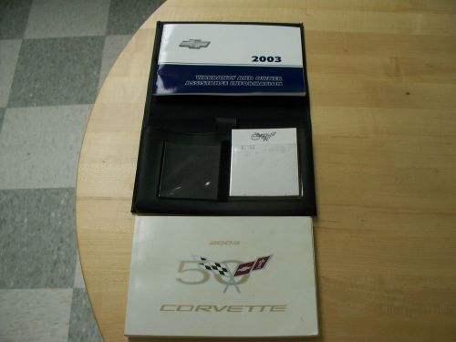 2003 corvette owners manual