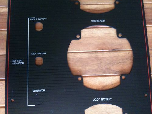 3 Part Electrical Dash and Battery Switch Panel Pack, US $10.00, image 3