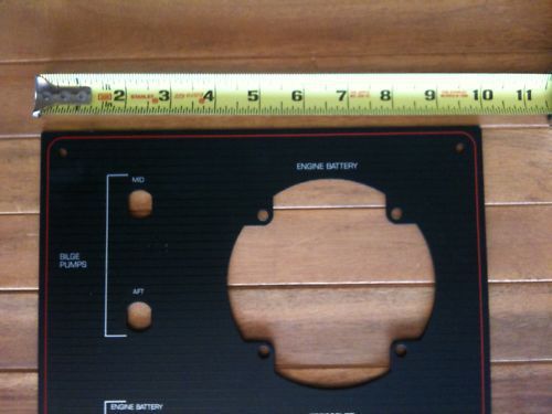 3 Part Electrical Dash and Battery Switch Panel Pack, US $10.00, image 7