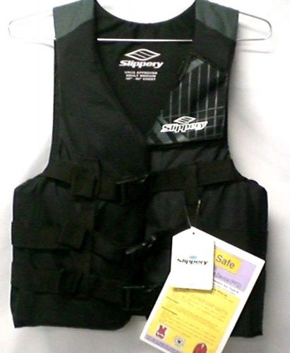 Slippery nylon phoenix vest black mens 36&#034;-40&#034; part # 32400393