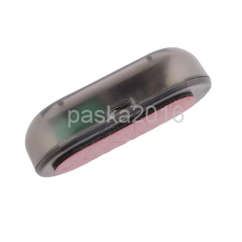 Simulation solar power car alarm security system warning theft flash lamp