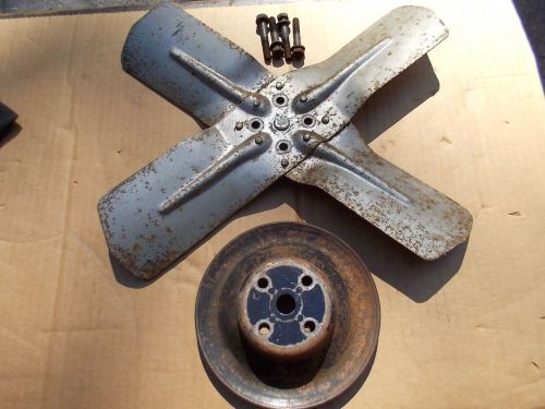 1965 dodge dart gt slant 6 fan and pulley with spacer oem
