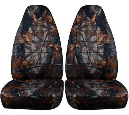 75-00 toyota tacoma/t100/compact truck real tree camo bucket seat covers