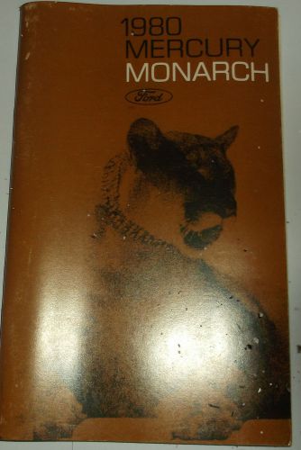 1980 mercury monarch owners manual