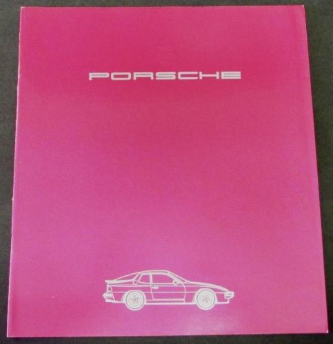 1984 porsche dealer prestige sales brochure original 944