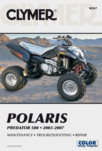Clymer repair manual polaris predator 2003-2007