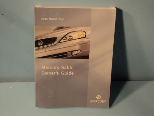 02 2002 mercury sable owners manual