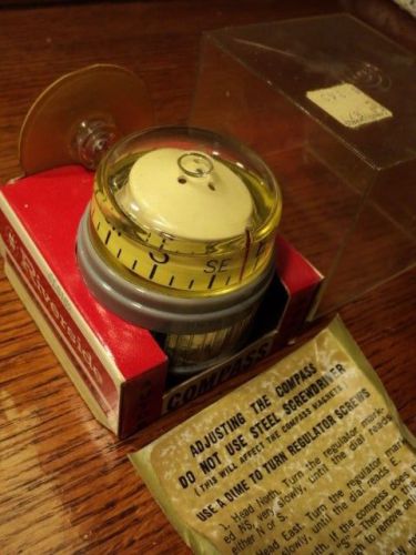 Riverside boat/auto compass model 61-8152 montgomery ward sealed never used