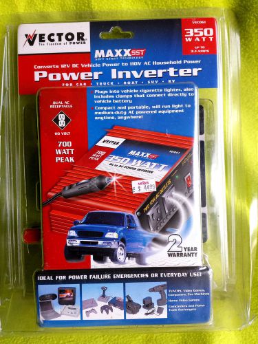 *brand new* vector 350 watt (700w max) dc - ac power inverter - free shipping!