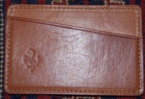 Ferrari business credit card carrier wallet vintage in new condition.
