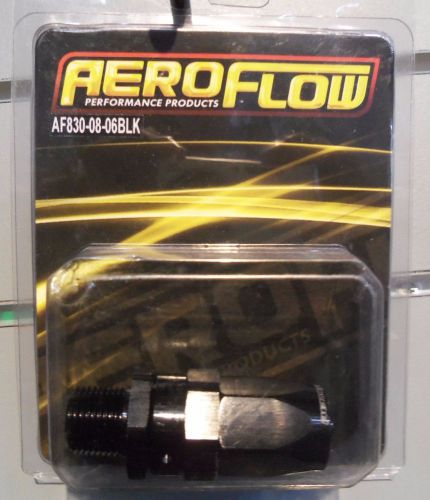 Aeroflow male npt taper swivel straight hose end 3/8&#034; to -8an