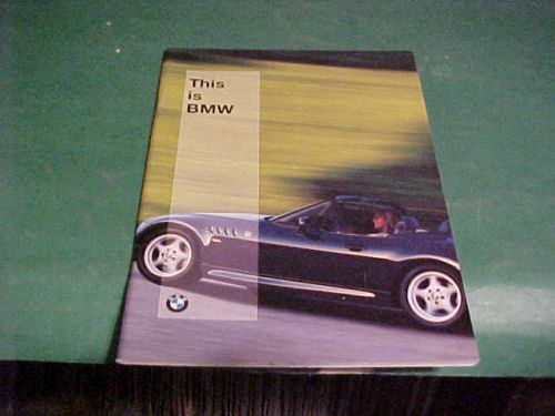 Bmw roadster 5-series 1996 auto dealer brochure/ book