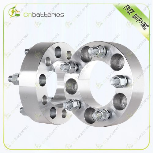 (2)1.5&#034; inch 38mm|1/2&#034; studs|5x4.5 wheel spacers for jeep liberty ford mercury