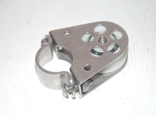 Schaefer 300-31 fixed stanchion furling block 1 7/16" ball bearing sheave