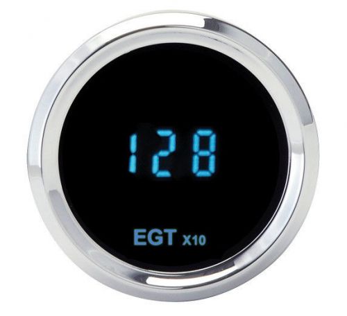 Dakota digital round egt exhaust gas temperature gauge blue display slx-12-1 new