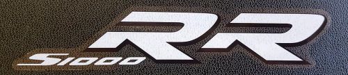 Bmw s1000rr logo stickers / decals / emblems in white and black