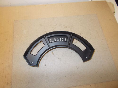 Mopar nos instrument mask w/gearshift indicator 65-66 chrysler