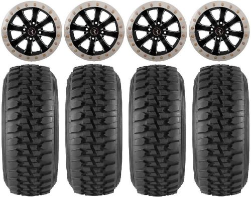 Raceline mamba beadlock mh 15" wheels 32" desert race tires viking wolverine