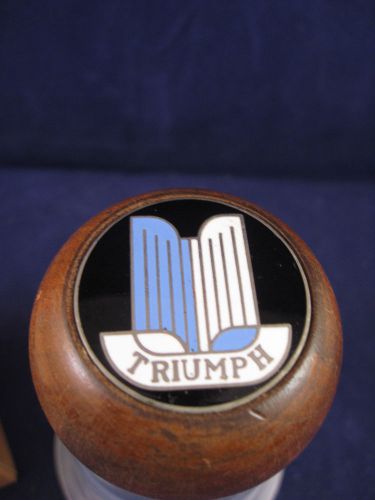 Vintage original wood gear shift knob for triumph tr, spitfire, gt6, &amp; others