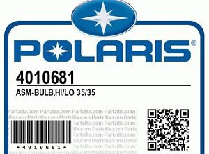 Set of polaris oem atv utv 4010681 set of 2 bulb&#039;s hi/lo 35/35 replaces 4012942