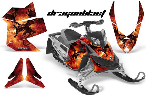 Ski-doo rev xp snowmobile sled creatorx graphics kit decals db