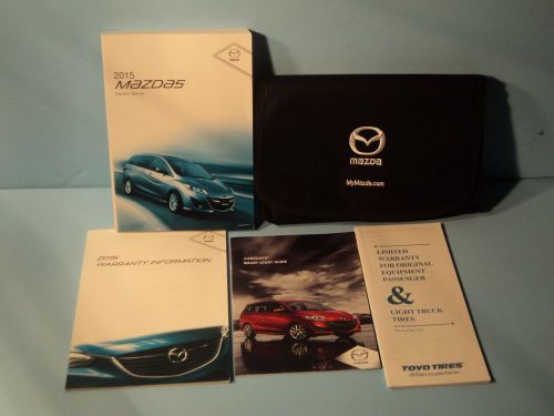 15 2015 mazda 5/five owners manual