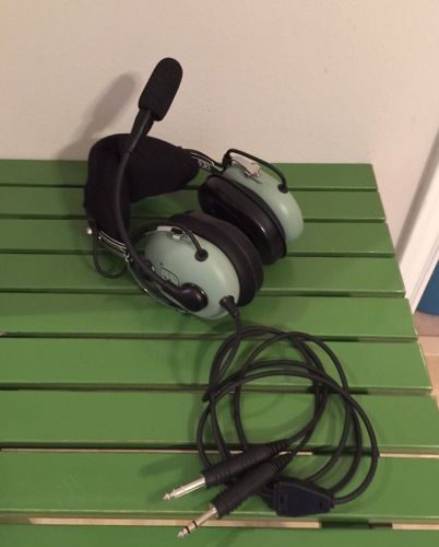 David clark h10-13.4 aviation headset with gel earseals h10-60 h10-20 excellent