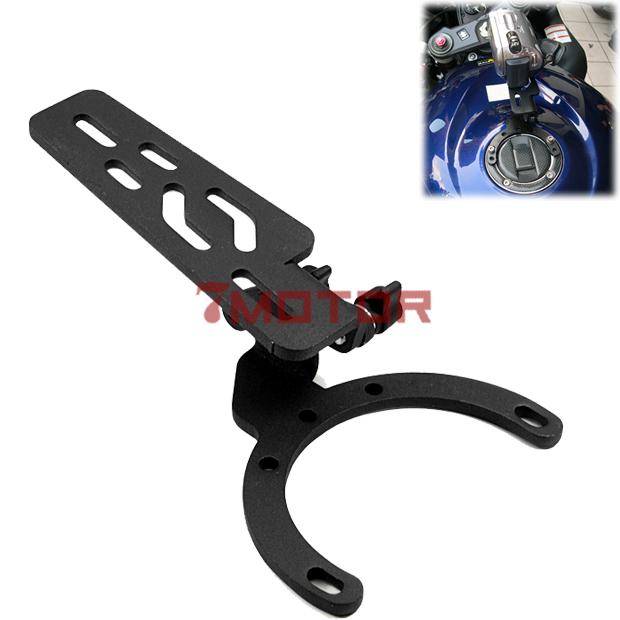 New motorcycle gps gas tank caps phone kit camera mount honda black hot