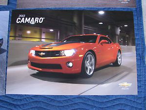 Nos 2013 camaro dealer showroom poster set corvette ss impala volt malibu hevy
