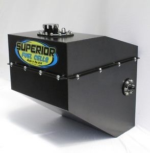 Superior dirt late model 26 gallon wedge fuel cell - brand new!