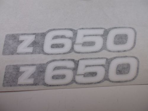 Kawasaki z650 side panel decals ,classic restoration