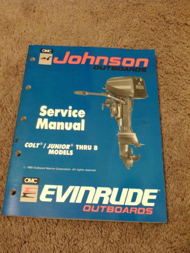1990 evinrude johnson 3 4 5 6 6.5 8 service repair shop manual es colt junior jr