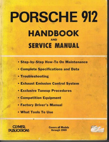 Porsche 912 handbook and service manual 1971