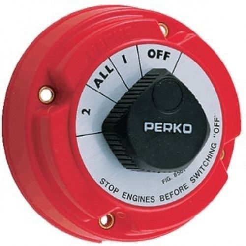 Perko dual battery selector switch for boat
